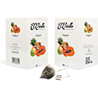 Los mejores  - El Criollo - Infusión Tropical Gourmet | Pack de 2x20 (40 bolsitas)